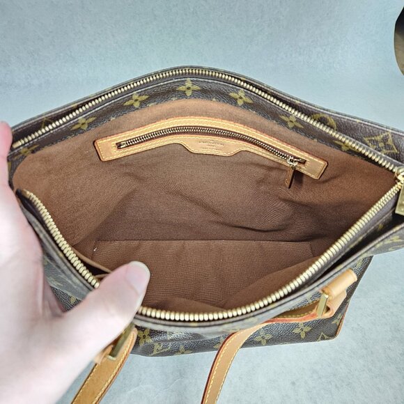 Lous Vuitton Monogram Cabas Piano Tote Bag Handbag Purse with Card - Picture 11 of 14